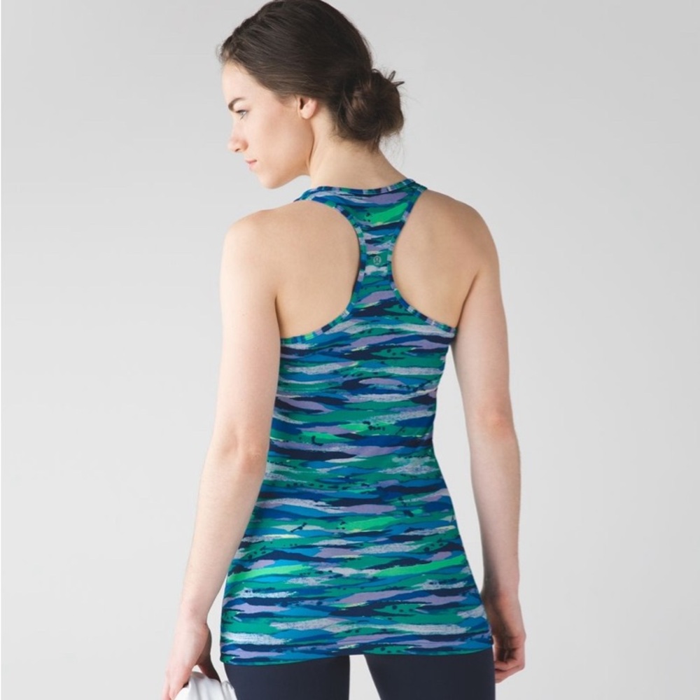 Lululemon Cool Racerback Seven Wonders Multi Size 2